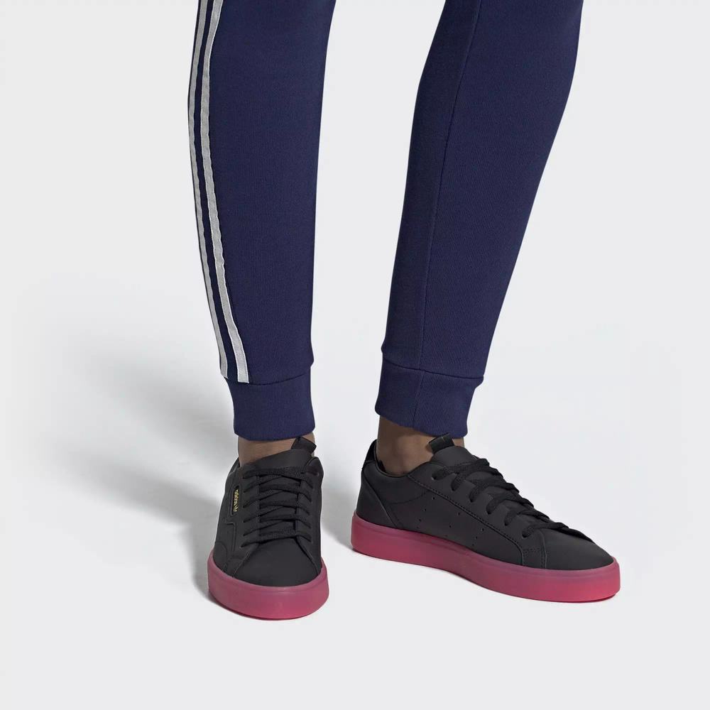Adidas Sleek Tenis Negros Para Mujer (MX-24332)